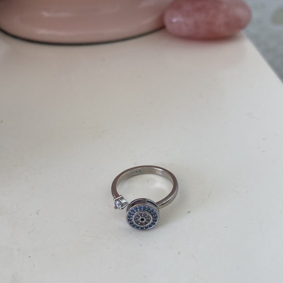 4 for $20: Evil eye fidget spinner ring size 6 - Picture 2 of 2
